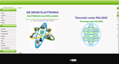Desktop Screenshot of giz-grozd-plasttehnika.si